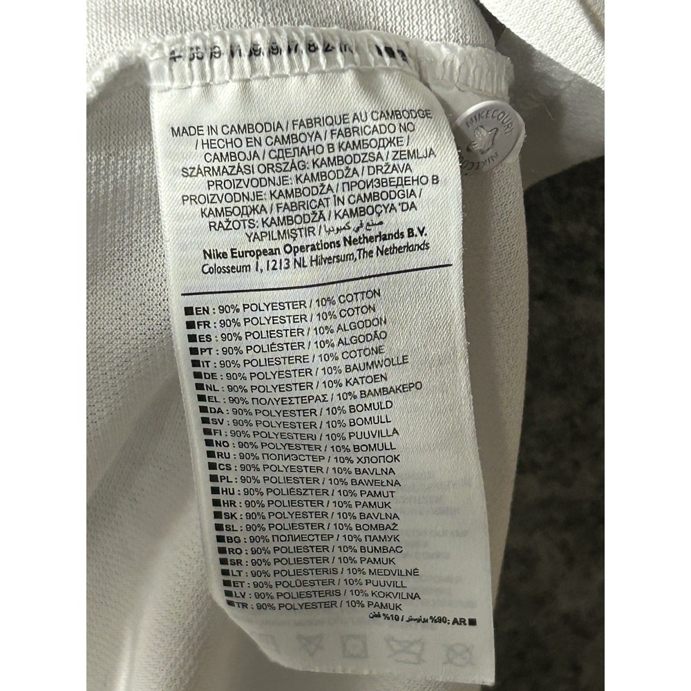 NikeCourt Dri-FIT Men's Polo Shirt Large Retro 90s Multicolor Stripe Tennis - Picture 7 of 7